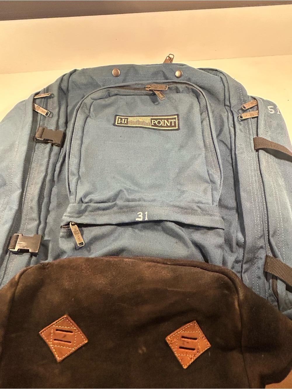 Vintage Hi Point Camping Backpack Duffel Bag Made in Korea Retro Outdoor Gear